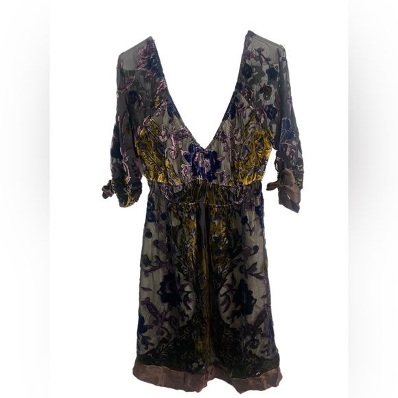 yasb Dresses & Skirts - Yasb Multicolor Floral Romantic Boho Artsy Dress